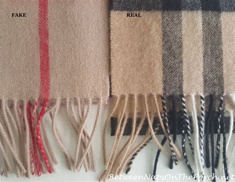 fringes on fake burberry scarf